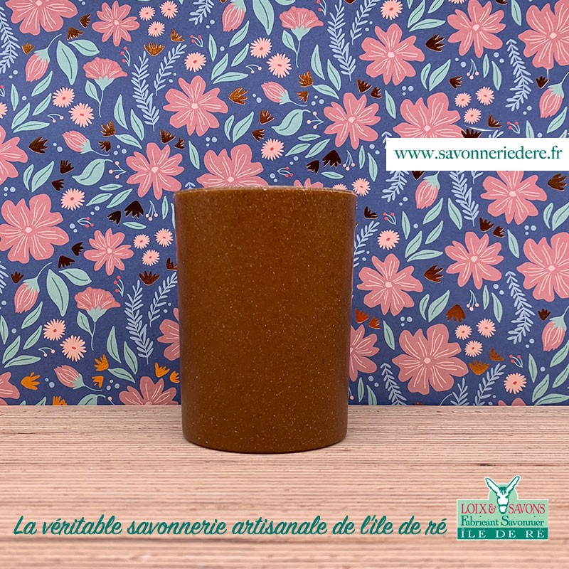 Verre à dents en bois liquide, Savonnerie artisanale de l'île de Ré