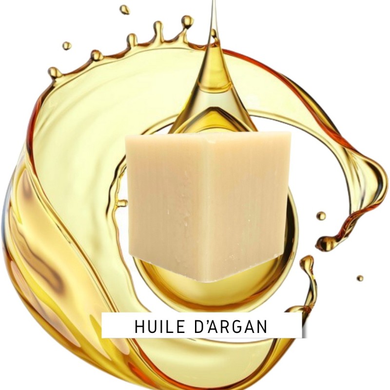 Savon à l'huile d'argan en cube