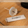Bougie en perles de cire végétale, parfum poudré | Loix & Savons