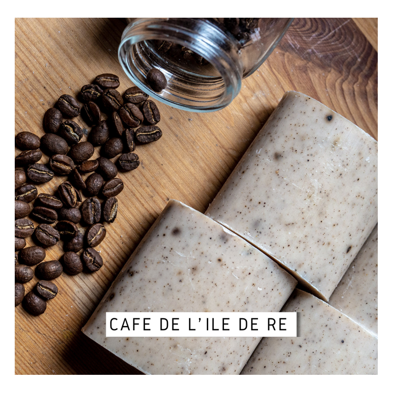 Savon exfoliant au marc de café, 150 g | Savonnerie de Ré