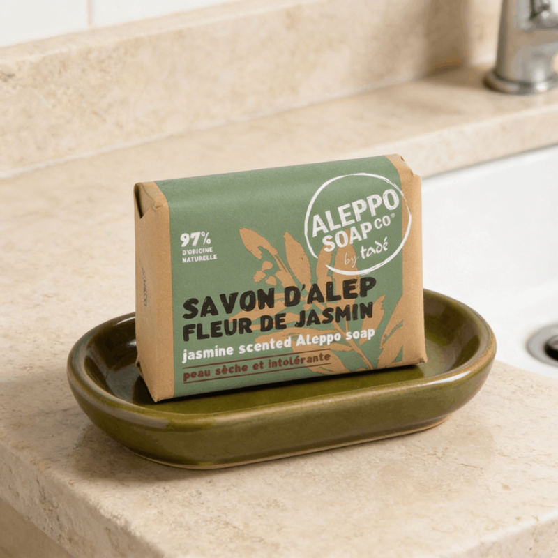 Savon d'Alep Fleur de Jasmin 100g | Peaux Sèches | Loix & Savons