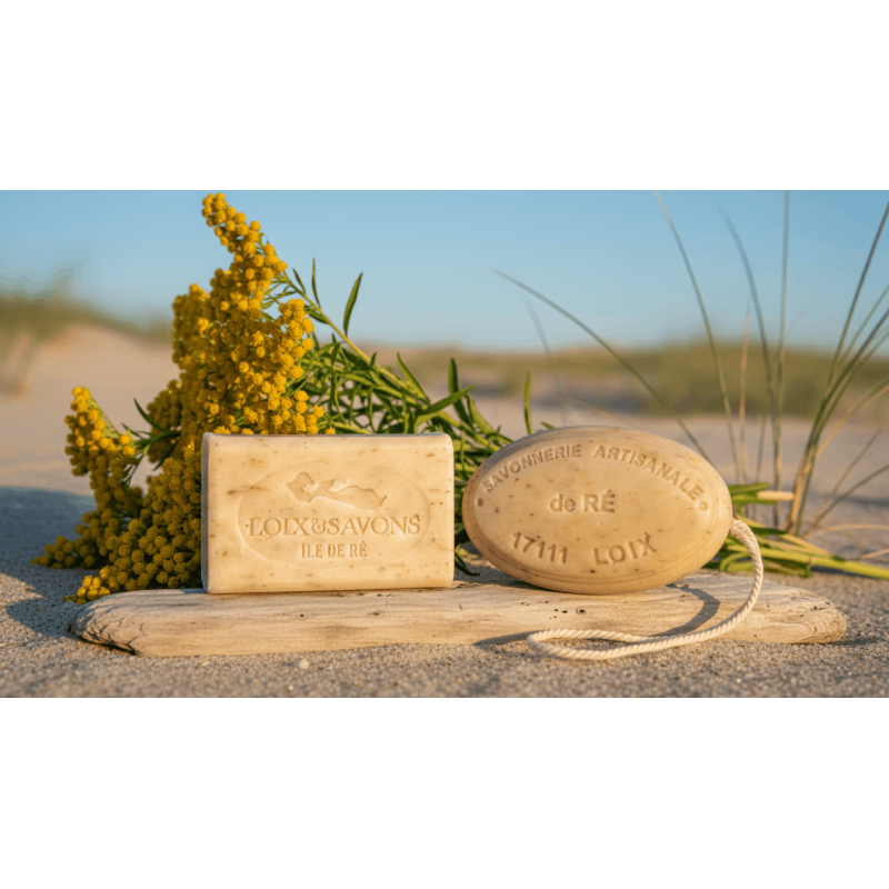 Savon immortelle des dunes 100 g ou 200 g | Savonnerie de Ré