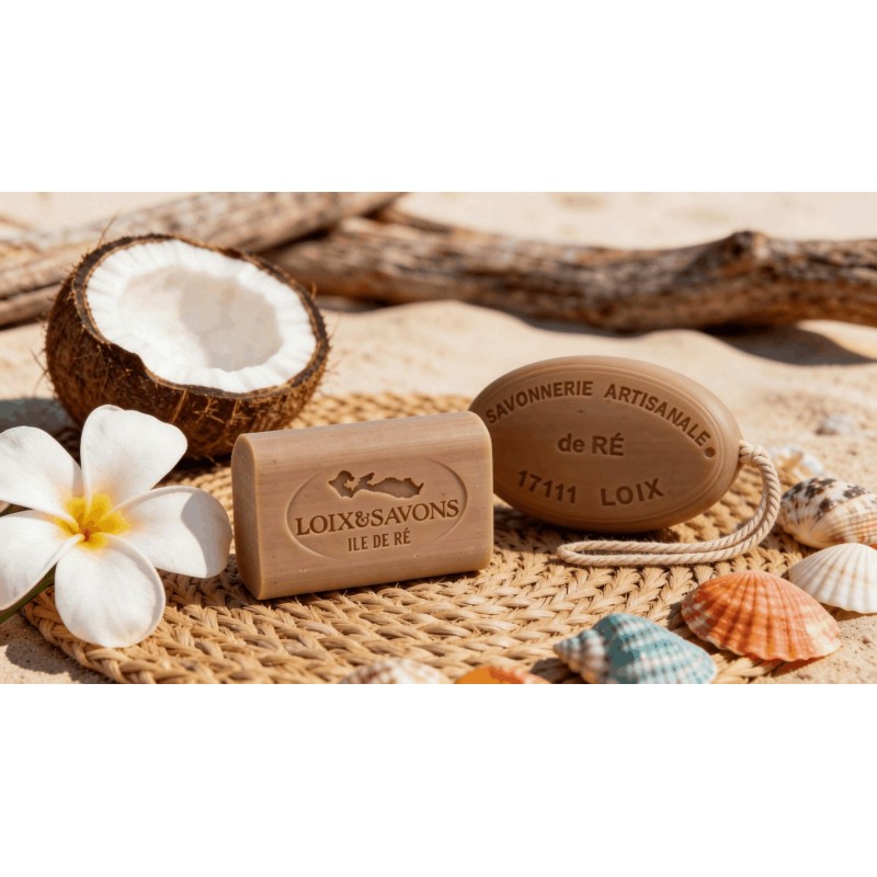 Savon monoï artisanal 100 g ou 200 g | Savonnerie de Ré