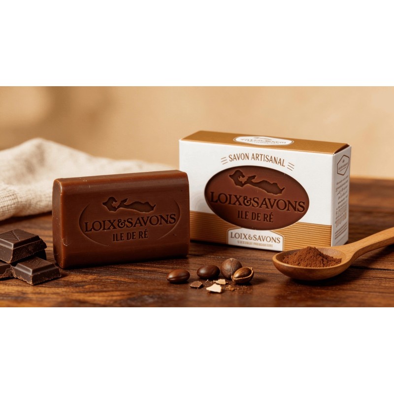 Savon artisanal parfum chocolat 100 g | Savonnerie de Ré