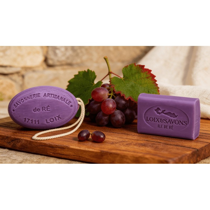 Savon raisin rouge 100 g ou 200 g | Savonnerie de Ré