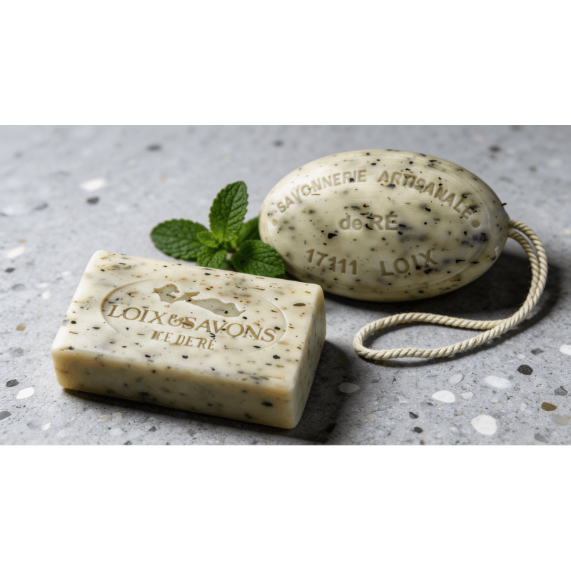 Savon menthe poivrée 100 g ou 200 g | Savonnerie de Ré