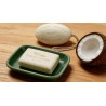 Savon artisanal surgras parfum noix de coco 100g et 200g ficelle Loix Savons Ile de Re
