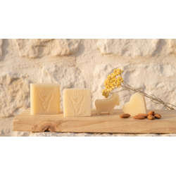Savon au lait d'anesse artisanal invités 15g 25g 50g