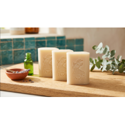 Lot 3 savons au lait de chèvre frais 100g