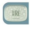 Boîte à savon recyclée 2 en 1, lettrage Île de Ré ton sur ton vert