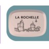 Boîte à savon recyclée 2 en 1, motif tours de La Rochelle