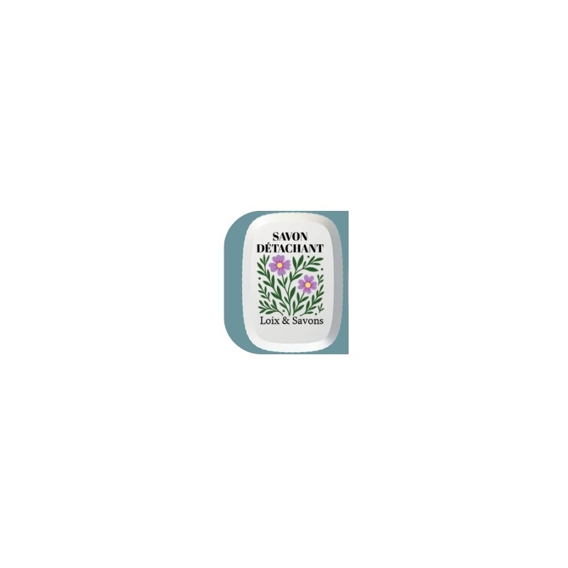 Boîte à savon recyclée 2 en 1, motif Savon détachant