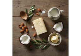 Composition de nos savons au lait de chèvre : ingrédients naturels
